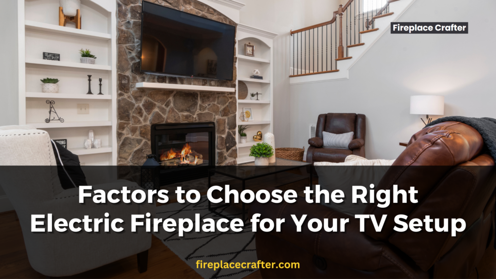 Factors to Choose the Right Electric Fireplace for Your TV Setup