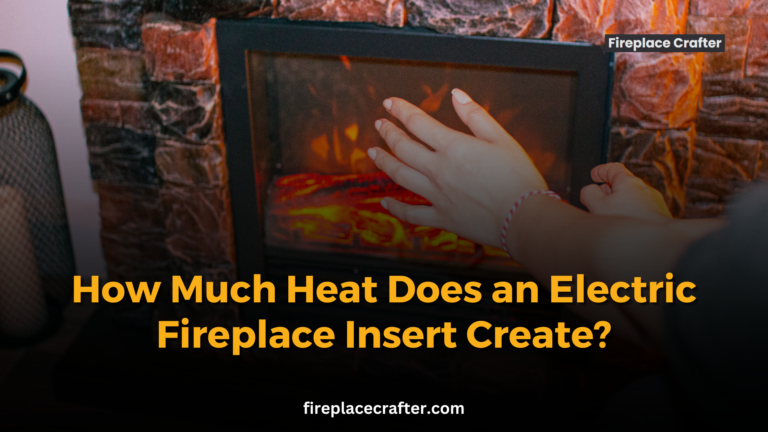 How Much Heat Does an Electric Fireplace Insert Create?