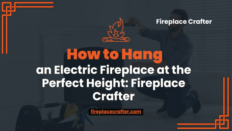 How to Hang an Electric Fireplace at the Perfect Height