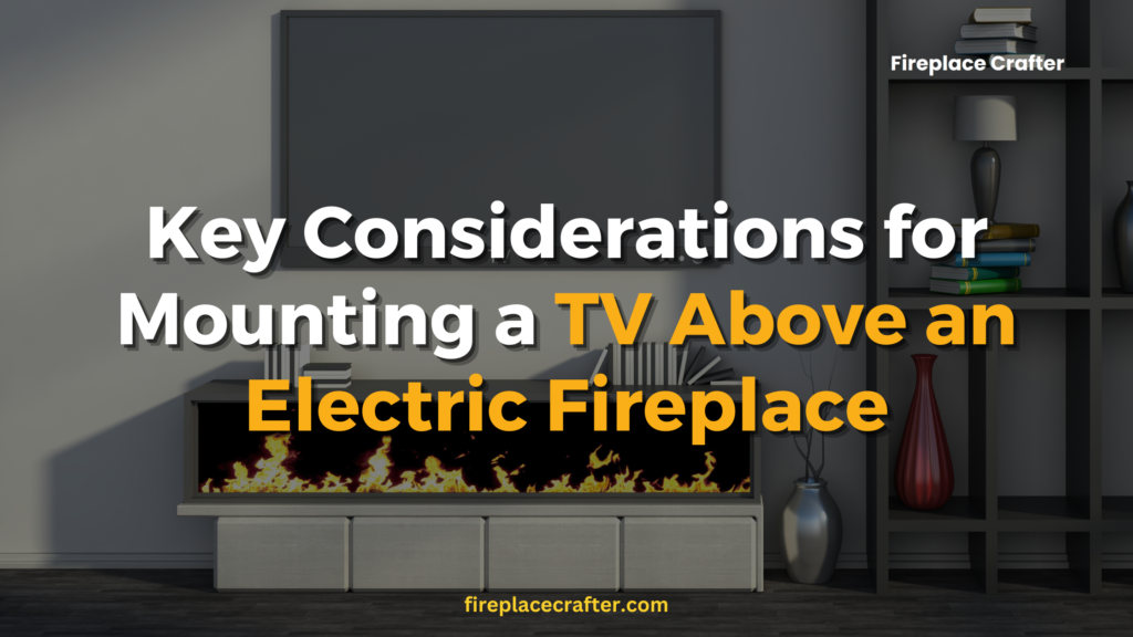 Key Considerations for Mounting a TV Above an Electric Fireplace