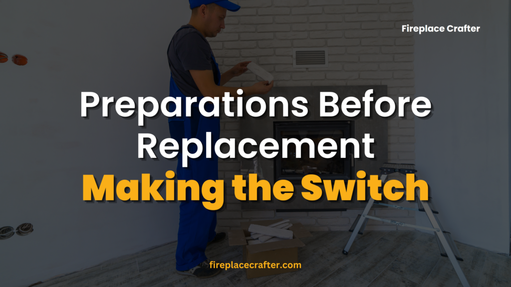 Preparations Before Replacement Making the Switch