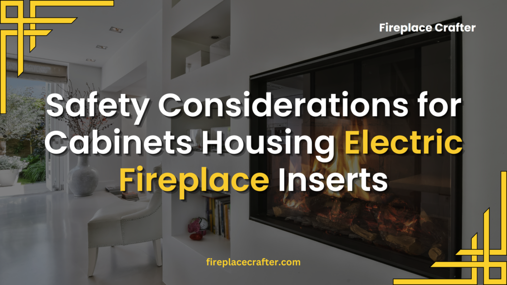 Safety Considerations for Cabinets Housing Electric Fireplace Inserts