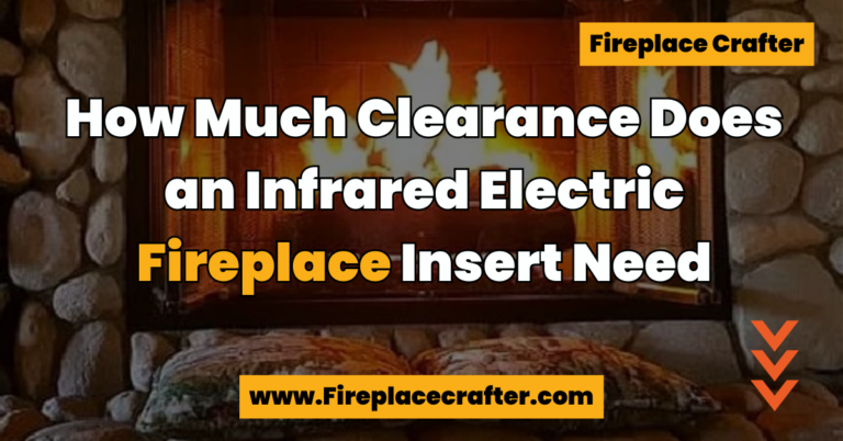 How Much Clearance Does an Infrared Electric Fireplace Insert Need