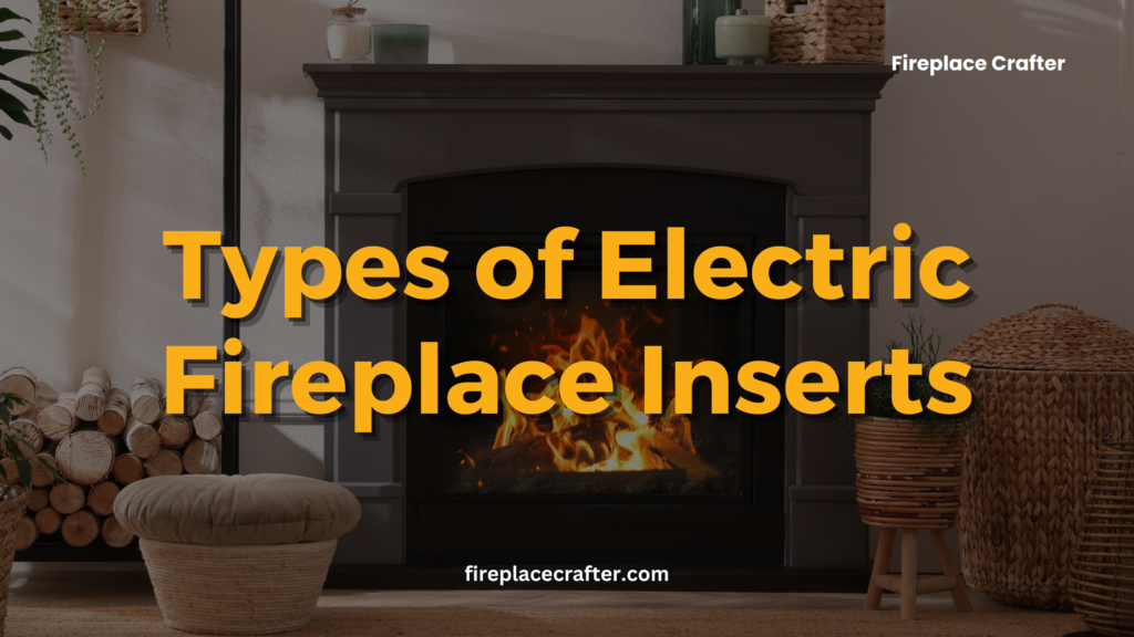 Types of Electric Fireplace Inserts
