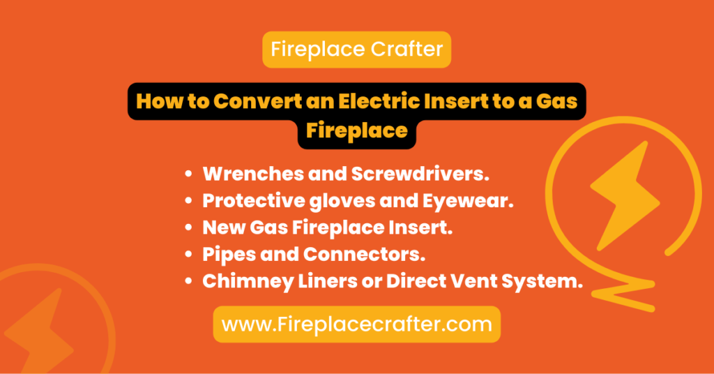 How to Convert an Electric Insert to a Gas Fireplace